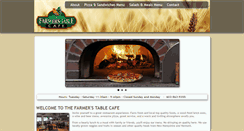 Desktop Screenshot of farmerstablecafe.com